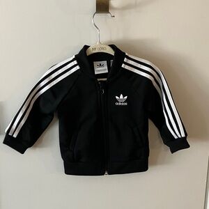 adidas Kids Black and White Jacket